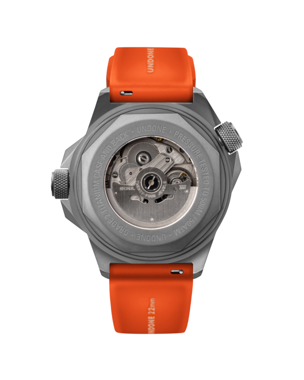 AquaLume Orange Rubber Automatic - Image 4